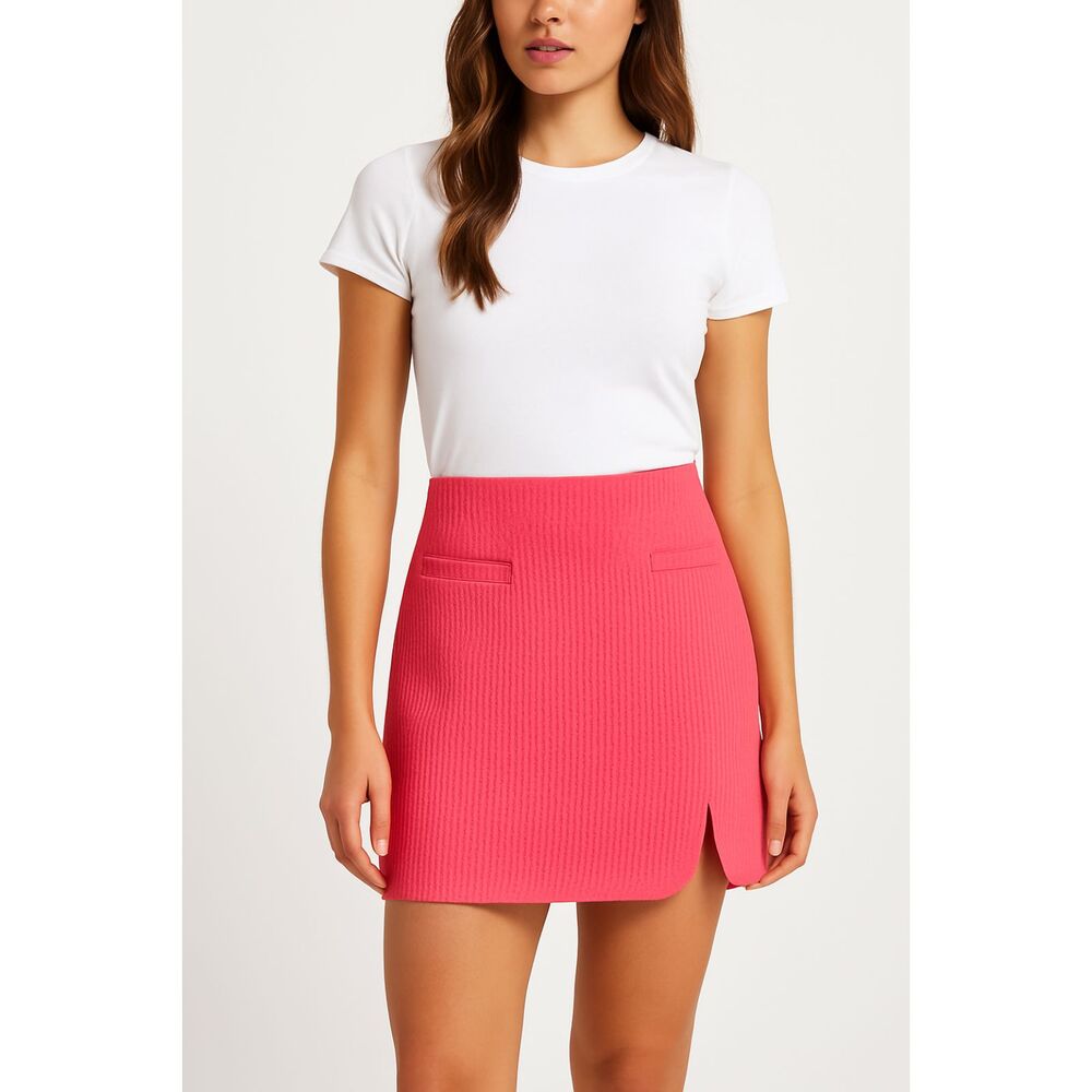 WHISTLES Wool Blend Mini Skirt Pink‎ Sz 8